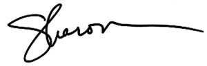 A picture of the signature of a person.